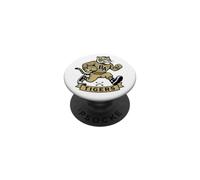 Trinity Love Clothing Co.Mascotte de Tigre rétro Motif flèche brisée PopSockets PopGrip Adhésif