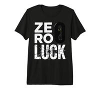 Trinity Love Clothing Co., Motif Black Cat Front T-Shirt Haut de Gamme