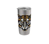 Trinity Love Clothing Co. Tigre géométrique en forme de flèche brisée Gobelet isotherme en acier inoxydable double paroi