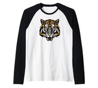 Trinity Love Clothing Co. Tigre géométrique en Forme de flèche brisée Manche Raglan