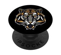 Trinity Love Clothing Co. Tigre géométrique en Forme de flèche brisée PopSockets PopGrip Adhésif