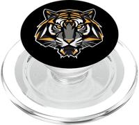 Trinity Love Clothing Co. Tigre géométrique en Forme de flèche brisée PopSockets PopGrip pour MagSafe