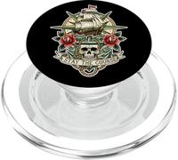 Trinity Love Clothing Company Stay The Course Tattoo Skull Ship PopSockets PopGrip pour MagSafe