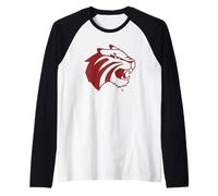 Trinity University Tigers Mascot Head Lee Roy Manche Raglan