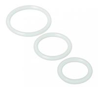 Trinity Vibes - Anneaux péniens triples, Transparents