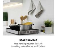 TrinityCook table de cuisson à induction 3400 W tactile verre