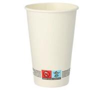 Trinkbecher Pure 87458 Pappe 0,3l WeiÃ? 50 St./pack. - Papstar
