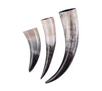 Trinkhorn en corne véritable env. 300 ml-methorn drinking corne mead, viking pour moyen et à utiliser