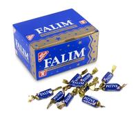 Trinovi.com Falim Lot de 100 chewing gum sans sucre avec saveur mastic dans une boîte, 100 chewing-gums naturels sans sucre, goût mastic, bouton rafraîchissant, fraîcheur longue durée - Trinovi