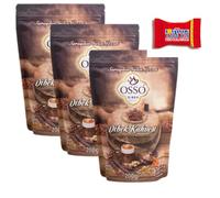 Trinovi Osso Café Ottoman de Dibek Turc - 3 X 200gr - Traditionnel, Fraîchement Moulue, Aromatique - Torréfié et Aromatisé