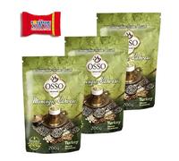 Trinovi Osso Café Ottoman de Menengic Turc, 3 X 200gr, Café Ottoman de Menengic Traditionnel - Fraîchement Moulue - Café Ottoman Aromatique - Café Torréfié Aromatisé