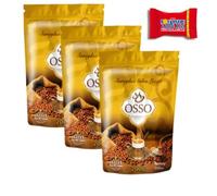 Trinovi Osso Café Ottoman Turc, 3 X 200gr - Traditionnel, Fraîchement Moulu, Aromatique - Café Torréfié Aromatisé