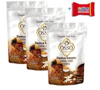 Trinovi Osso Café Ottoman Turc avec Mastic, 3 X 200gr, Café Ottoman Turc avec Mastic Traditionnel - Fraîchement Moulue - Café Ottoman Aromatique - Café Torréfié Aromatisé
