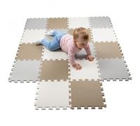 Trintion Lot de 18 Tapis de Sol Puzzle en Mousse pour Enfants - Tapis de Jeu Éducatif et Interactif 30x30 cm, Moquette EVA Antidérapante, Confort et Sécurité pour Chambre
