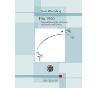 Trio 1950: Original version for clarinet, cello and piano. clarinet, cello and piano. Partition et parties.