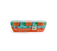 Radis et Capucine - Trio 3 pots - Plantes gourmandes bio