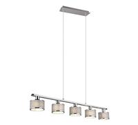 Trio 311600506 Suspension 5 lumières Kaprun Straight 92 cm