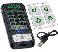 Trio 6.5: Électrostimulateur Musculaire Rechargeable Par Usb - 36 Programmes, 40 Niveaux D'intensité, 4 Électrodes - Ems, Tens Et Massage - Idéal Pour Fitness Et Thérapie De La Douleur