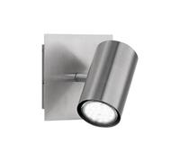 TRIO, Spot, Marley 1xGU10, max.35,0 W Corps: metal, Nickel mat L:12,0cm, L:12,0cm, H:15,0cm IP20