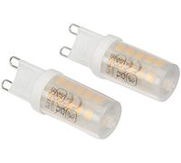TRIO, Ampoules, Stiftsocke 1xG9, max.0,0 W Corps: Plastique, Blanc Ø:1,8cm, H:5,5cm IPX0,Réglable avec interrupteur