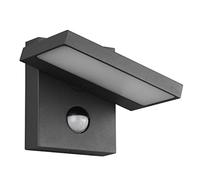 Horton Applique murale moderne d'extérieur moderne Anthracite 3000K IP54 avec PIR