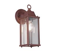 TRIO, Applique, Olona 1xE27, max.40,0 W Corps: Fonte daluminium, Rouille L:11,5cm, H:29,5cm, P:14,0cm Montage au mur,IP23,Sans illuminant,ErP 2017/1369 non requis