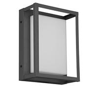 Trio, Applique, Witham incl. 1 x LED,SMD,10,5 Watt,2300+3000+4000K,1100 Lm. Corps: Métal, Antracite L:18,0cm, H:24,0cm, P:10,0cm,IP54,DIP-Switch