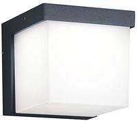 TRIO, Applique, Yangtze incl. 1 x LED,SMD,3,5 Watt,3000K,330 Lm. Plastique, Blanc, Corps: Fonte daluminium, Anthracite L:12,0cm, H:11,7cm, P:13,0cm IP54,Montage au mur