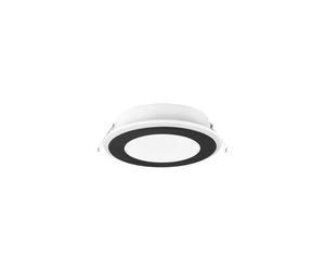Trio Aura Downlight Encastrable Moderne 14cm Noir Mat 3000k Noir