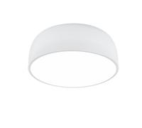 Trio Baron Plafonnier Cylindrique Moderne À 4 Lumières, Blanc Mat Multicolore