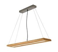 Trio Brad Plafonnier Suspendu Vintage Couleur Bois 3000k Marron