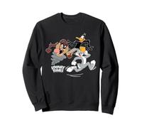 Trio Bugs Daffy Taz Dark Sweatshirt