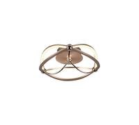 Trio Charivari Semi-Plafonnier Led Moderne 20w Laiton Mat 3000k Marron