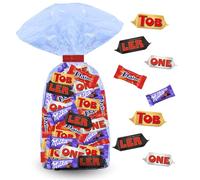 TRIO CHOCOLATE HALLOWEEN | Assortiment de 60 Bonbons au Chocolat Milka, Daim, Toblerone emballés individuellement | 400g Idéal à Partager ou à Offrir pour la Halloween