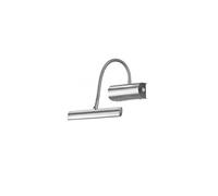 Trio Leuchten Curtis 279770107 Applique murale LED en métal nickel mat, 1 x 4 W, bras flexible, variateur