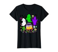 Trio de campeurs effrayants drôles Mignons mais effrayants goules et fantômes T-Shirt Graphique avec Valeur