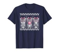 Trio de Chatons pour Filles - Motif Chat - Rose Bonbon T-Shirt