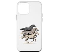 Trio de Chevaux au Galop Western Mustang Spirit Coque pour iPhone 12 Mini