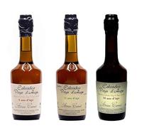 Trio de dégustation de Calvados Adrien Camut 3 x 35cl - Produits-Normandie