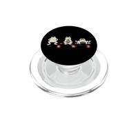 Trio de Grenouilles japonaises 3 Grenouilles Souvenirs Kanji du Japon PopSockets PopGrip pour MagSafe