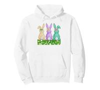 Trio de Lapins de Pâques à l'aquarelle Mignonne Sweat à Capuche