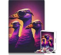 Trio de Puzzles Neon Nights de 1000 pièces pour Adultes:Une activité ludique et Cognitive pour Un Apprentissage harmonieux Le pour des Surprises joyeuses Dimensions:38x26cm