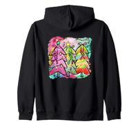 Trio de Sapin de Noël Festif pour célébration Joyeuse Sweat à Capuche