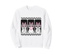 Trio de Suricate avec nœud à Coquette et Chewing-Gum rétro Sweatshirt