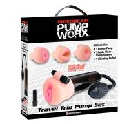 Trio de Voyage Pipedream - ensemble de pompes vibrantes (noir)