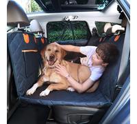 Trio Gato Extension de siège arrière pour Chiens Housse de siège de Voiture avec Fond Rigide renforcé et Maille Hamac Robuste, Grands Rabats latéraux, Protection complète de Voiture/SUV - Portes,