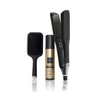 Trio ghd Lisseur Chronos Max + Brosse + Spray, Black Bundle Set