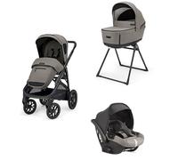 Trio Haptique XT Avec Siège-auto Auto Darwin Recline Et Cadre Total Noir Couleur