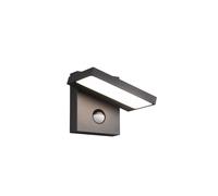 Trio Horton Applique Murale Moderne D'extérieur Moderne Anthracite 3000k Ip54 Avec Pir Gris