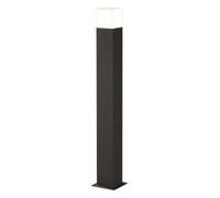 TRIO, Potelets, Hudson incl. 1 x LED,E14,4,0 Watt,3000K,320 Lm. Plastique, Blanc, Corps: Fonte d'aluminium, Anthracite L:8,5 cm, L:8,0 cm, H:80,0 cm IP44 420060142